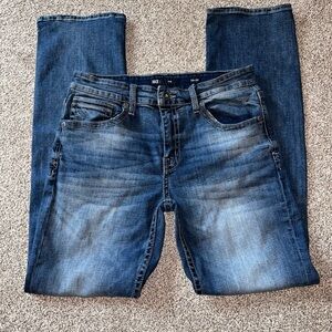 BKE Jake 34x34 Men’s Medium Blue Washed Straight Jeans